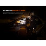 Fenix PD36R V2.0 1700 Lumen Rechargeable Tactical Flashlight + LumenTac Organizer