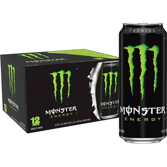 Monster Energy, Original, Energy Drink, 12 count, 16 fl oz