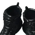 thumbnail image 6 of 1:12 Scale Shoes Decor for 6inch Doll Model Male Action Figures Black, 6 of 7