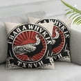 thumbnail image 3 of nygtbtfer Throw Pillow Cover ，Eastern Wild Turkey Square Throw Pillow Cases，Wild Thanksgiving Bird Farm Poultry Polyester Throw Cushion Covers For Couch Sofa White, 3 of 7