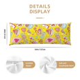 thumbnail image 3 of Naloa Love Heart1 Body Pillow Cover, Pillowcases with Hidden Zipper Breathable Long Pillow Case (Pillows are not included,20x54 inch), 3 of 7