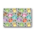 thumbnail image 1 of RYLABLUE Tapis de Sol Coloré Owls Tapis de Sol Extérieur/intérieur Taille 30x18 Pouces, 1 of 1