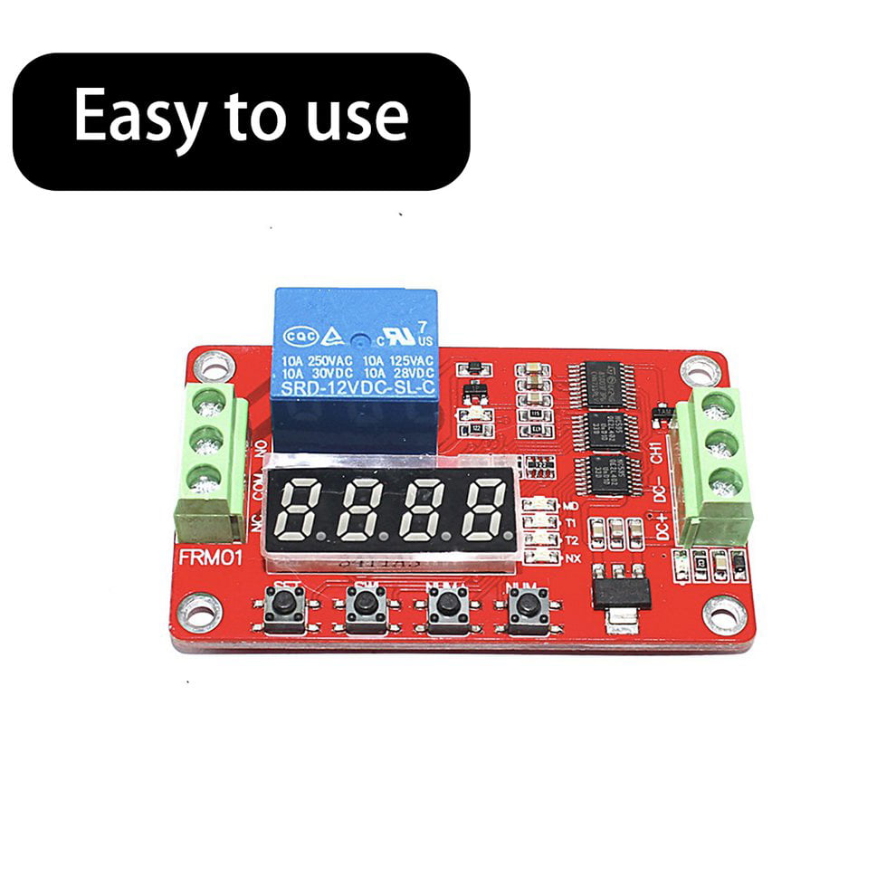 FRM01 DC 12V 1 Channel Multifunction Relay Module Loop Delay Timer Switch Vc 