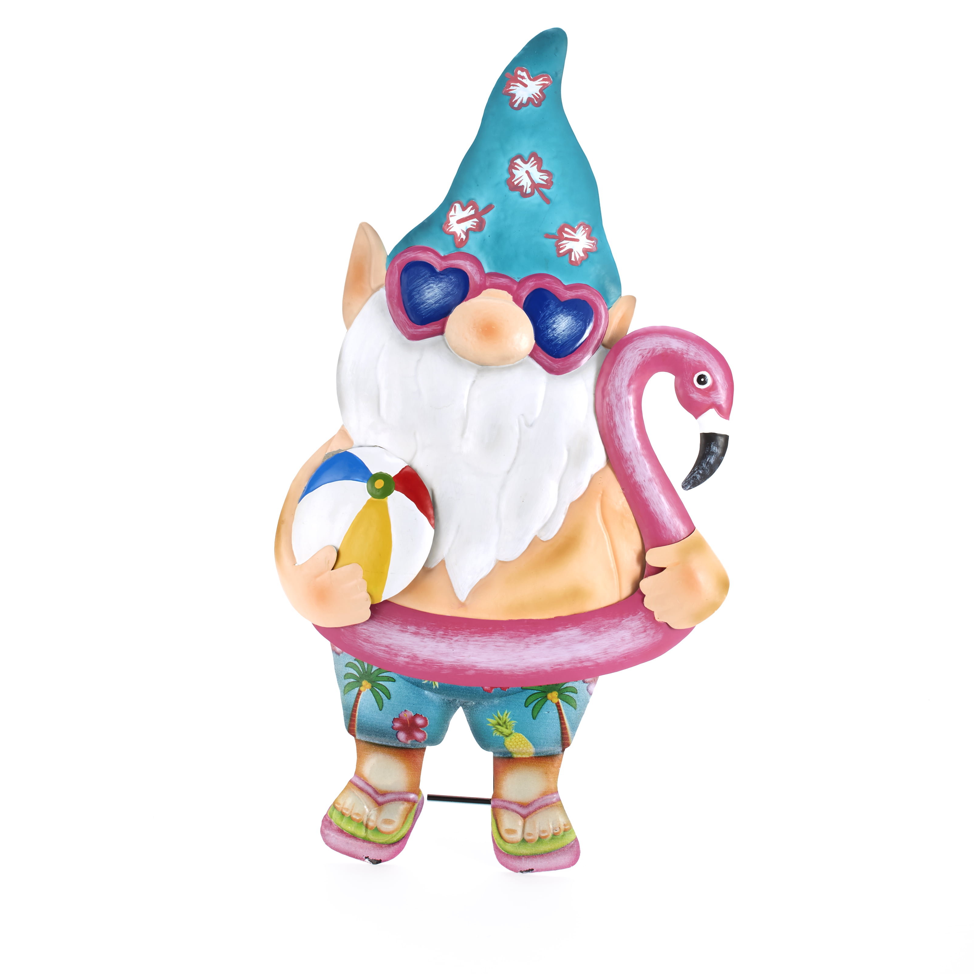 Garden Accent Hello Sunshine Gnome NEW freestanding or mount on a stake 