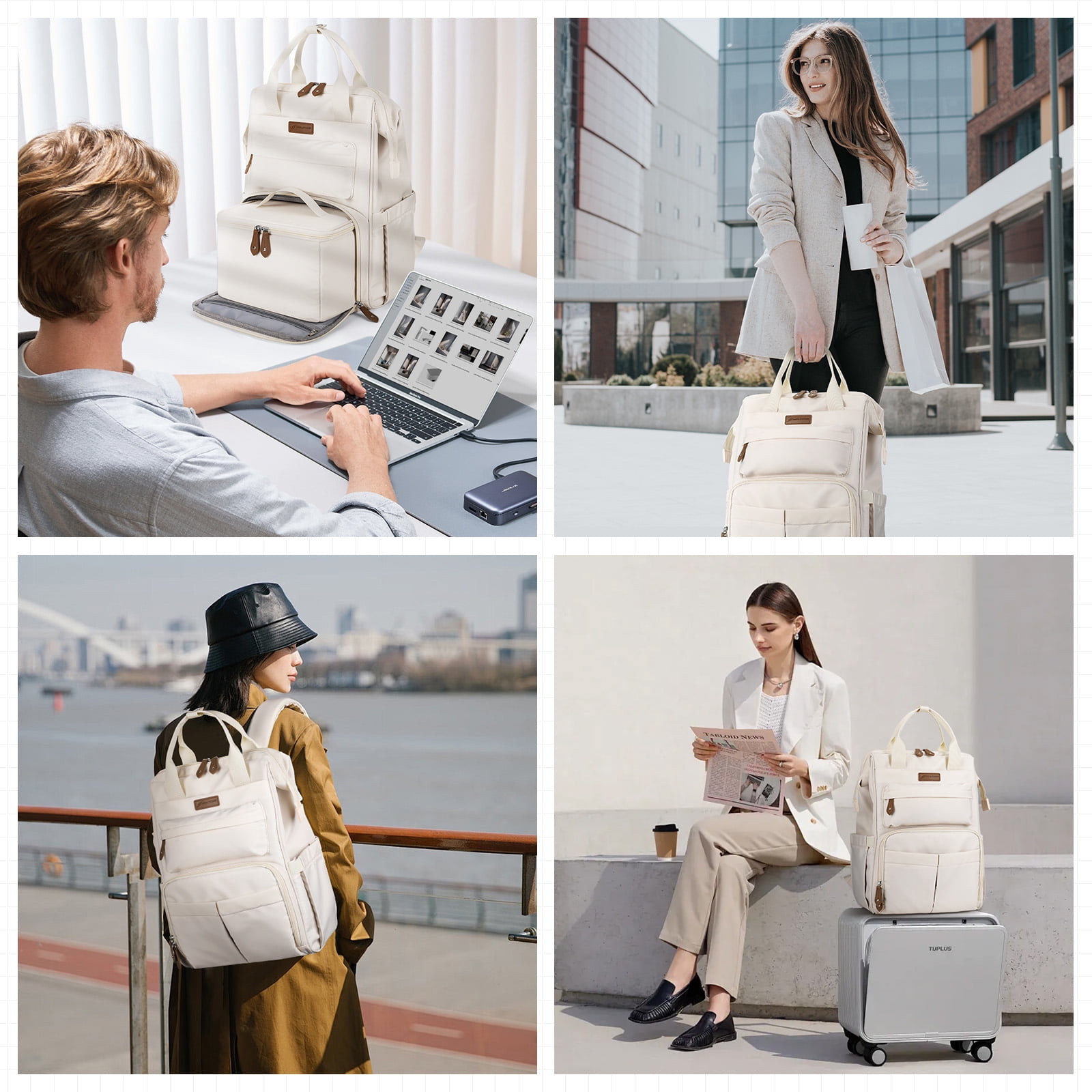 Maelstrom Travel Backpack for Women Men,Laptop Backpack Fits 15.6-17.3 Inch Laptop Water Resistant Carry On Backpack