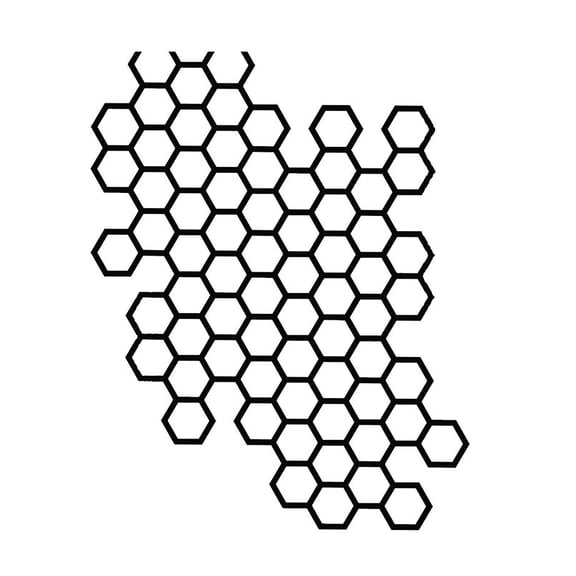 Honeycomb Car Stickers Sport Auto Side Doors Unique Decoration Automobile Body PVC Decals Car Styling