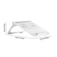 thumbnail image 3 of Rewenti Laptop Stand Tablet Desktop Lifting and Height Increasing Stand Portable Folding Fan Lifting and System, 3 of 6