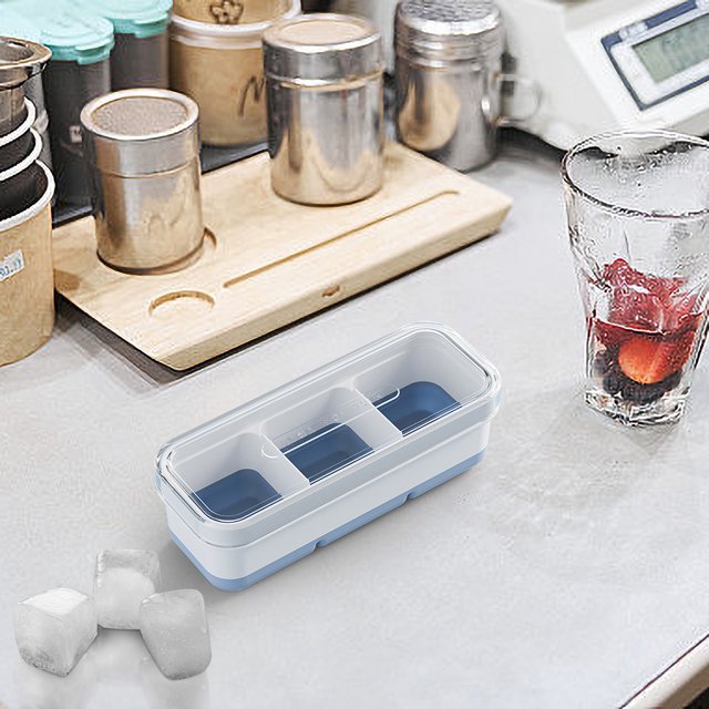 Mini Ice Tray Food Grade Material Ice Tray Home Ice Mould Ice Cubes Ice Cream Popsicles Supplementary Food Ice Box Deals Of The Day Clearance