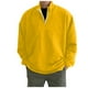 thumbnail image 1 of Gibobby Sudaderas de hombre Sudaderas Hombre Felpa Stretch Cuello Redondo Basico(Amarillo,XG), 1 of 5