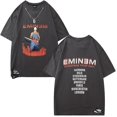 thumbnail image 1 of Camisetas Eminem para hombre y mujer, camisa informal de gran tamaño con cuello de algodón, estilo Hip Hop, Harajuku, ropa de verano, 1 of 4