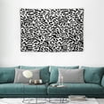 thumbnail image 2 of Orinice  Animal Print Tapestry,Savannah Themed Monochrome,Tapestries for Bedroom Aesthetic Tapastry's Wall Hanging Wall Tapestry for Living Room Dorm,White Grey - 60x40 Inch 60x40in, 2 of 7