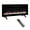 Antique Black#638, variant on Indoor Fireplaces 42 inch recessed ultra thin tempered glass front wall mounted electric fireplace with remote and multi color flame & emberbed, LED light heater,Electric Indoor Fireplaces