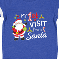 thumbnail image 4 of Inktastic My First Visit from Santa Boys or Girls Baby Bodysuit, 4 of 5