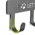 thumbnail image 2 of CUITING Dog Lead Hanger Holder Wall Mounted with 5 Hooks Metal Leash/Key Rack Hooks, 2 of 9