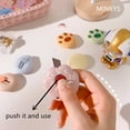 MINKYS Kawaii Mini Pocket Cat Paw Art Utility Express Box Paper Cutter