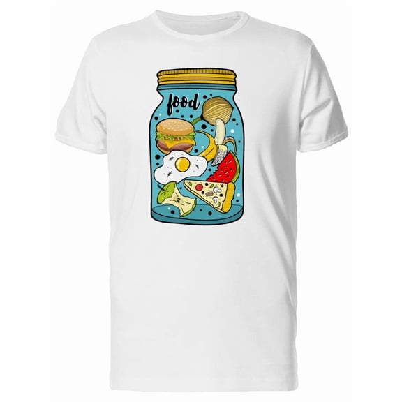 Colorful Food Jar Tee. Men's -Image by Shutterstock