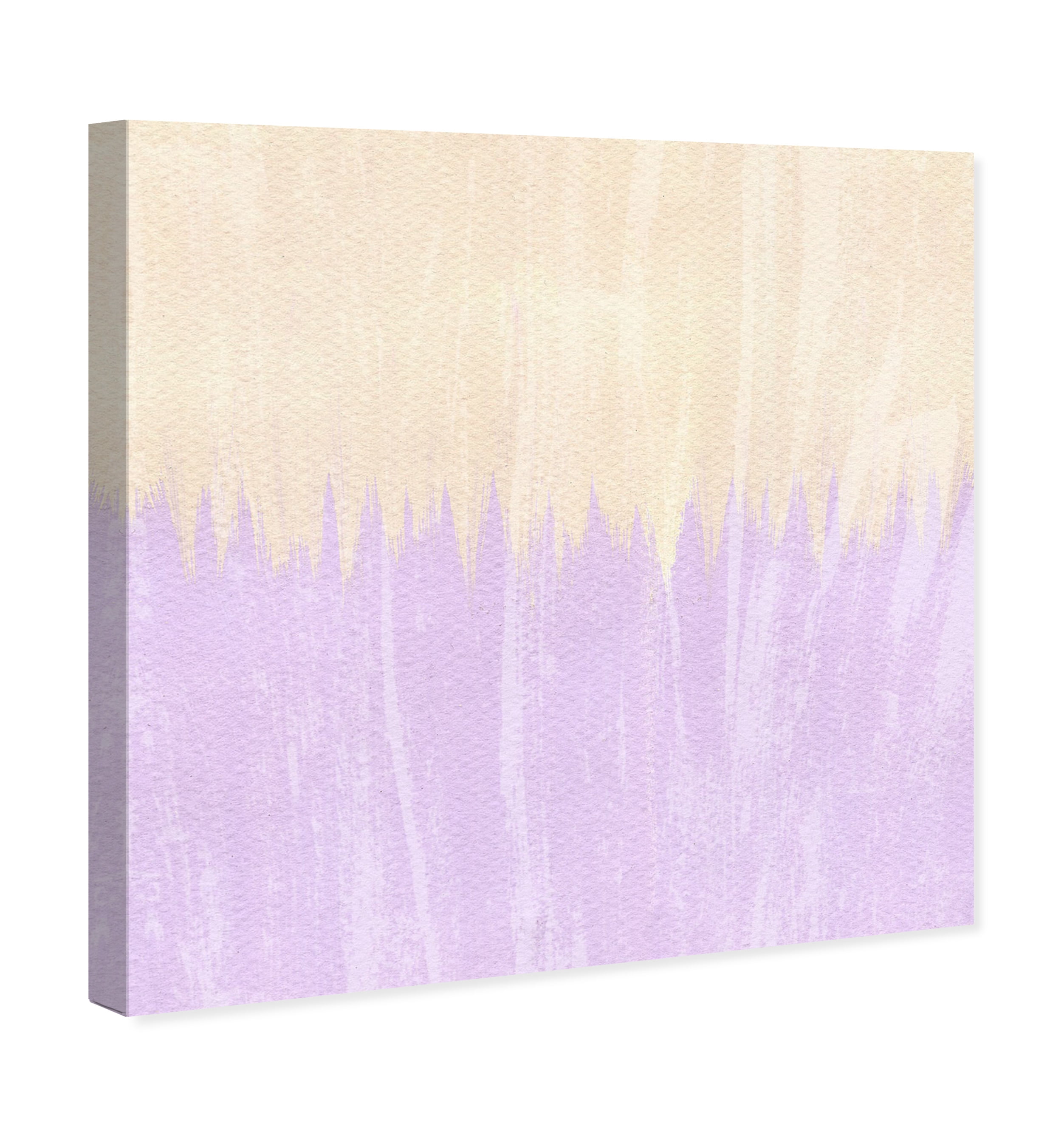 Wynwood Studio Abstract Modern Canvas Art - Purple And White Aesthetic Background, Wall Art for Living Room, Bedroom, and Bathroom, 30 in x 30, Home Decor