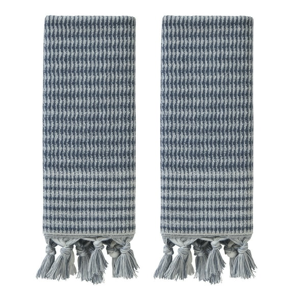SKL Home Longborough Hand Towel (2-Pack),Denim Blue