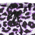 thumbnail image 5 of YWDJ Running Shorts for Women Comfy Summer Leopard Shorts Drawstring Elastic Waist Pockets Sport Pant Purple M, 5 of 6