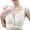 White, variant on Front Closure Bras for Women Smooth Back Wireless Bra Comfy Casual Everyday Bras No Underwire Full Coverage Brassiere Daily Wear Push Up Bras Green L