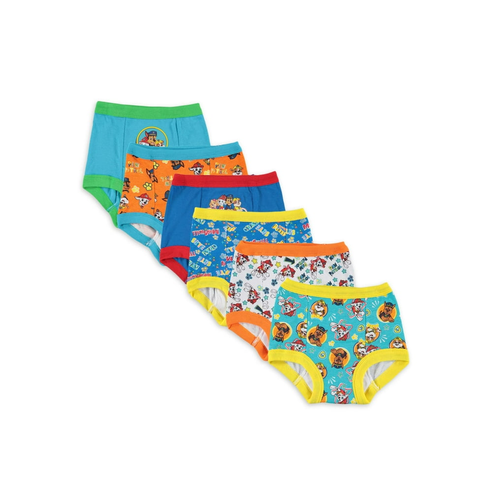 PAW Patrol - Paw Patrol Toddler Boys' Training Pants, 6 Pack - Walmart ...