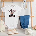thumbnail image 3 of Olive Oyl And Popeye Kiss Ladies Man Bodysuit Jumper Boys Infant Baby Brisco Brands 18M, 3 of 6