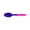 Purple/ Pink, variant on Karat PP Plastic Medium Weight Color Changing Tea Spoons - Pink to Purple - 1,000 ct