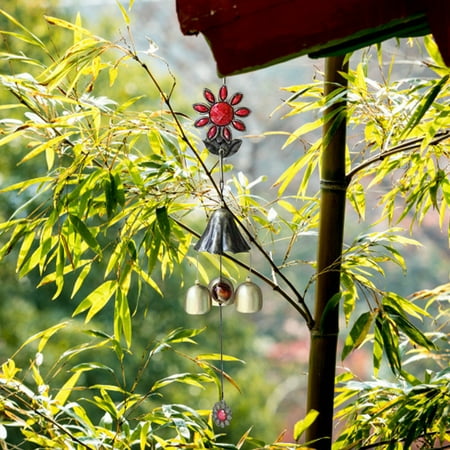 

Hanging Ornaments WMYBD Sunflower Wind Chime Hanging Metal Crafts Exquisite Home Pendant