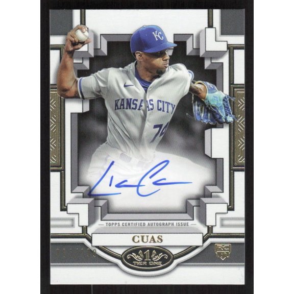 Collectible 2023 Topps Tier One Break Out Autographs Jose Cuas Auto /299 AU #BOA-JC2 Card Kansas City Royals MLB Autographed BASEBALL Trading Card