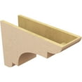 thumbnail image 5 of 8"W x 24"D x 16"H Classic New Brighton Rough Cedar Woodgrain TimberThane Corbel, Primed Tan, 5 of 6