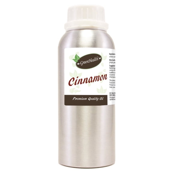 Cinnamon Bark (Nature Identical) Oil - 8 fl oz - Aluminum Bottle w/ Locking Cap  - GreenHealth