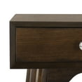 thumbnail image 5 of SAFAVIEH Isadora Mid-Century 1 Drawer Modern Desk, Walnut, 5 of 7