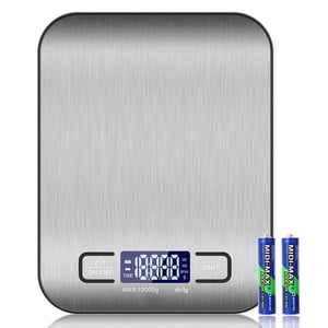 Bn-link 22 Lb Digital Kitchen Scale, Silver