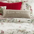 thumbnail image 4 of Levtex Home - Winterberry Forest - Decorative Pillow (12x24in.) - Peace on Earth - Taupe and White, 4 of 5