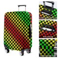 thumbnail image 3 of Rainbow Color Checkered Pattern Luggage Cover Fashion Suitcase Cover Baggage Covers Fit 25-28 Inch Luggage (Go Travel), 3 of 3