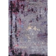 thumbnail image 1 of Ahgly Company Indoor Rectangle Mid-Century Modern Purple Oriental Area Rugs, 2' x 3', 1 of 6