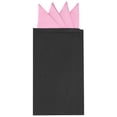 thumbnail image 1 of INSPIRE CHIC Men's Pocket Squares PreFolded Triangles On Card Suit Handkerchief Pink One Size, 1 of 4