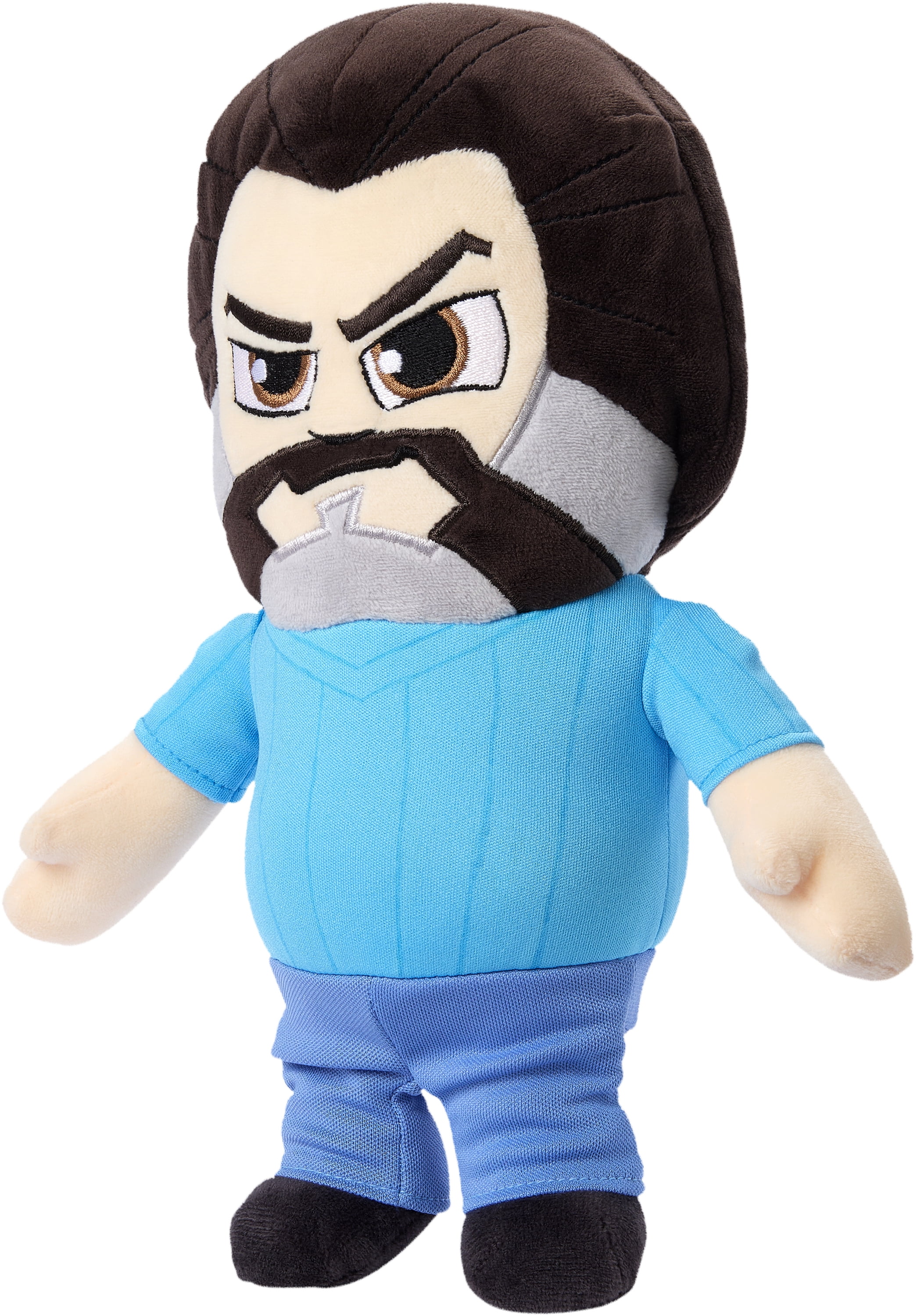 Minecraft Steve Plush Toy, 8-inch Collectible Soft Doll Inspired by A Minecraft Movie
