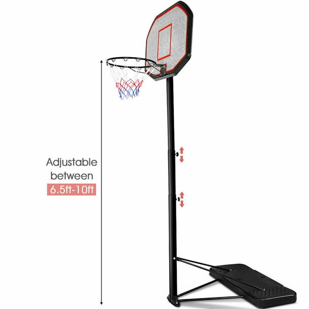COSTWAY Panier de Basket-ball Porrtable SystÃ¨me Portable de