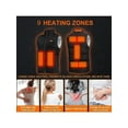 thumbnail image 6 of Sexy Dance Heated Vest For Men Women Unisex Electric Heated Coat with Power Bank USB Rechargeable Washable Heated Jacket Outdoor Fishing Hunting Waistcoat Hiking Vest, 6 of 10