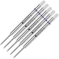 thumbnail image 3 of Lanier Combo Pack - 5 Pack - Monteverde Capless Ceramic Gel P42 Ink Refill Compatible with most Parker Style Ballpoint Pens - BlueBlack (Fine Tip 0.6mm), 3 of 3