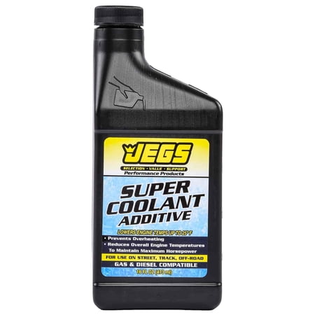 JEGS 72324 Racing Super Coolant Additive 16 oz.Bottle Treats 12-20 Quarts Lowers