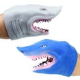 thumbnail image 3 of Animales realistas marionetas de mano guantes tiburón suave juguete elástico para niños y niñas, 3 of 6