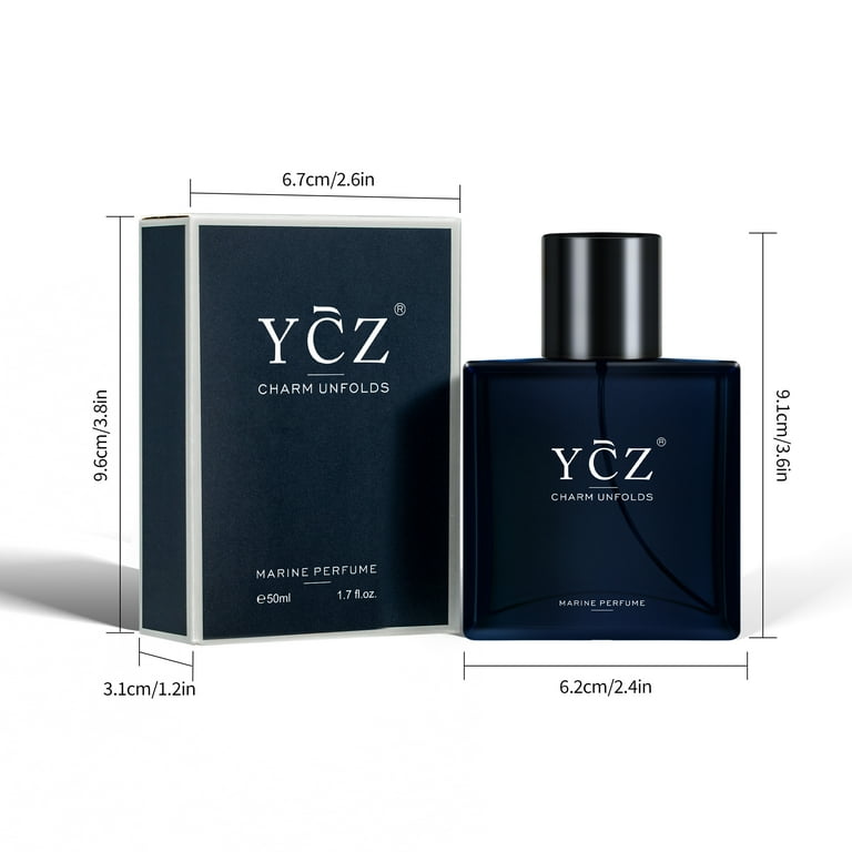 【F073】WHO & WHO Eau de Cologne Ycz Charm Unfolds Marine Perfume for Men, 1.7 oz. Long Lasting Eau