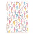 thumbnail image 7 of FORMRS 1-Subject Spiral Notebook 8" x 5" College Ruled 60 Refillable Sheet A5 Hard Cover, 2 Pack, Colorful Ice Cream Pattern, 7 of 7
