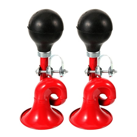 2pcs Bike Horn with Creative Shape Manual Air Horn Convenient to Squeeze for Bike Supply