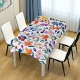 thumbnail image 4 of Yayeee Tablecloths 54" x 54" Rectangle Wrinkle Resistant Party Table Cover, Purple Wildflower Pattern, 4 of 8