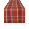 thumbnail image 2 of Design Imports CAMZ10881 14 x 72 Po Automne Épice Plaid Table Coureur, 2 of 4
