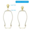 thumbnail image 4 of Uxcell 1.5" Tall Aluminum Lamp Finials Cap Knob, Lamp Screw Holder Tapped 1/4 27, Gold, 4 of 5