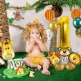 thumbnail image 5 of 4 Year Birthday Party Decorations, Jungle Safari Birthday Balloon, 5 of 6